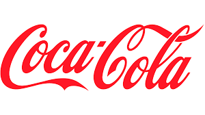 Coca Cola logo, slova crvene boje.
